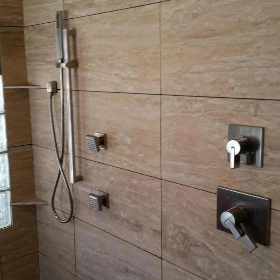 Shower fixture installation for Gas Line Repair in Burke
